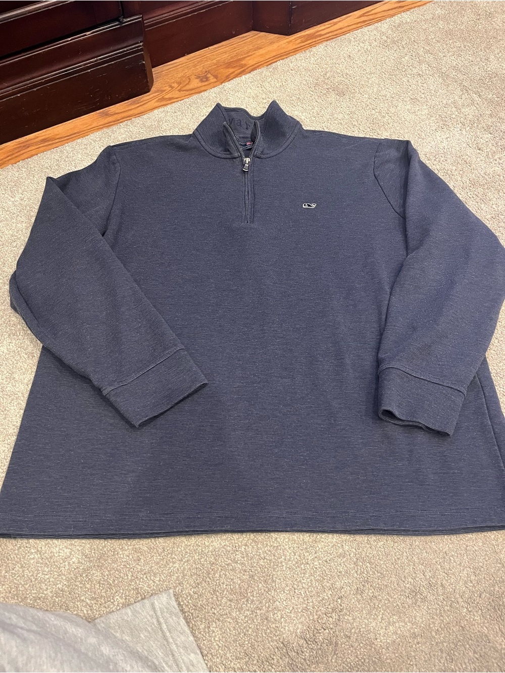 Vineyard Vines Quarter-Zip Navy Men's Sweater -